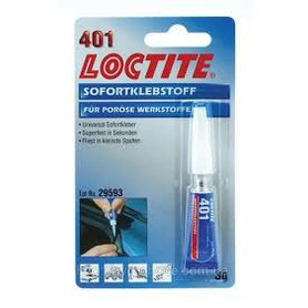 Loctite 401 sekundové lepidlo, 3g